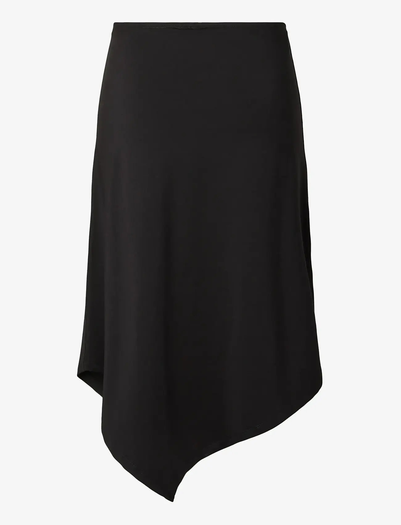 Pieces - PCMELLY MW MIDI SKIRT JRS DM - laveste priser - black - 2
