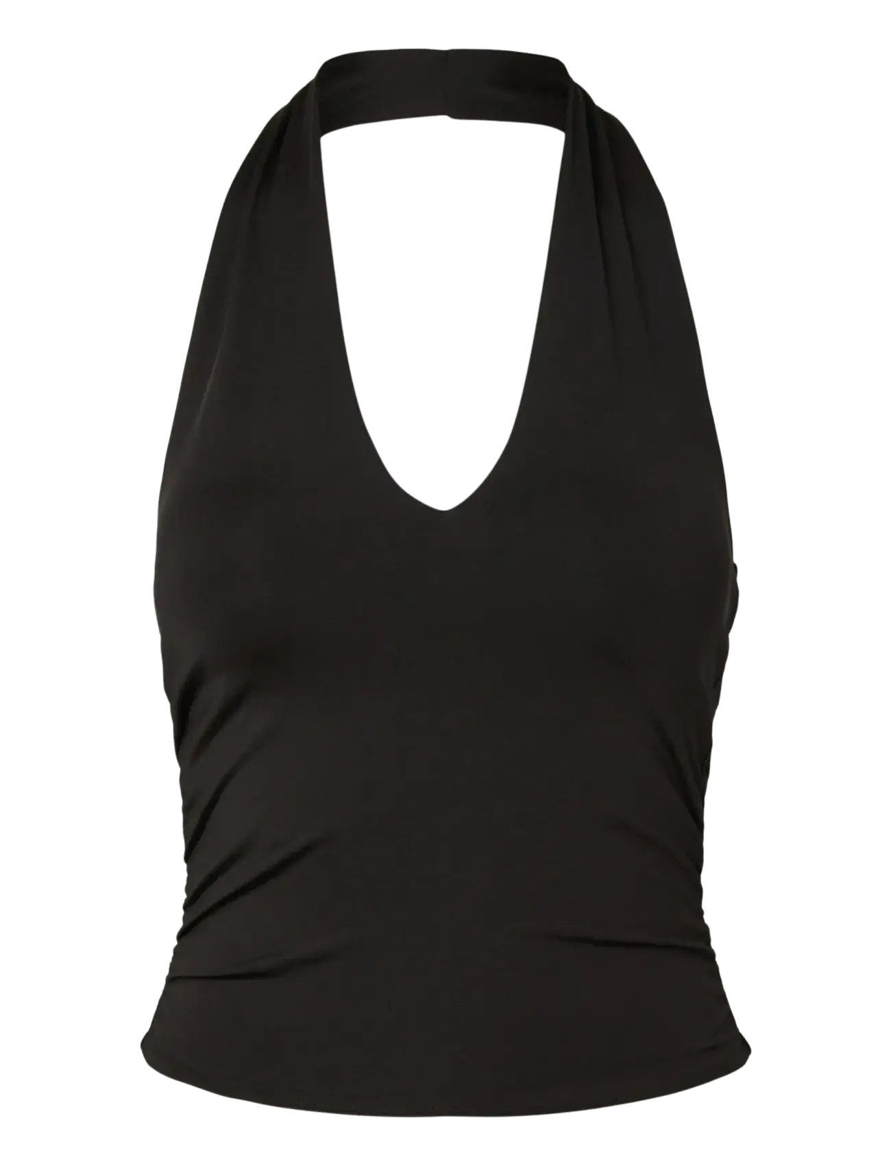 Pieces PCMELLY HALTERNECK TOP JRS DM - Ärmellose Tops - BLACK / black