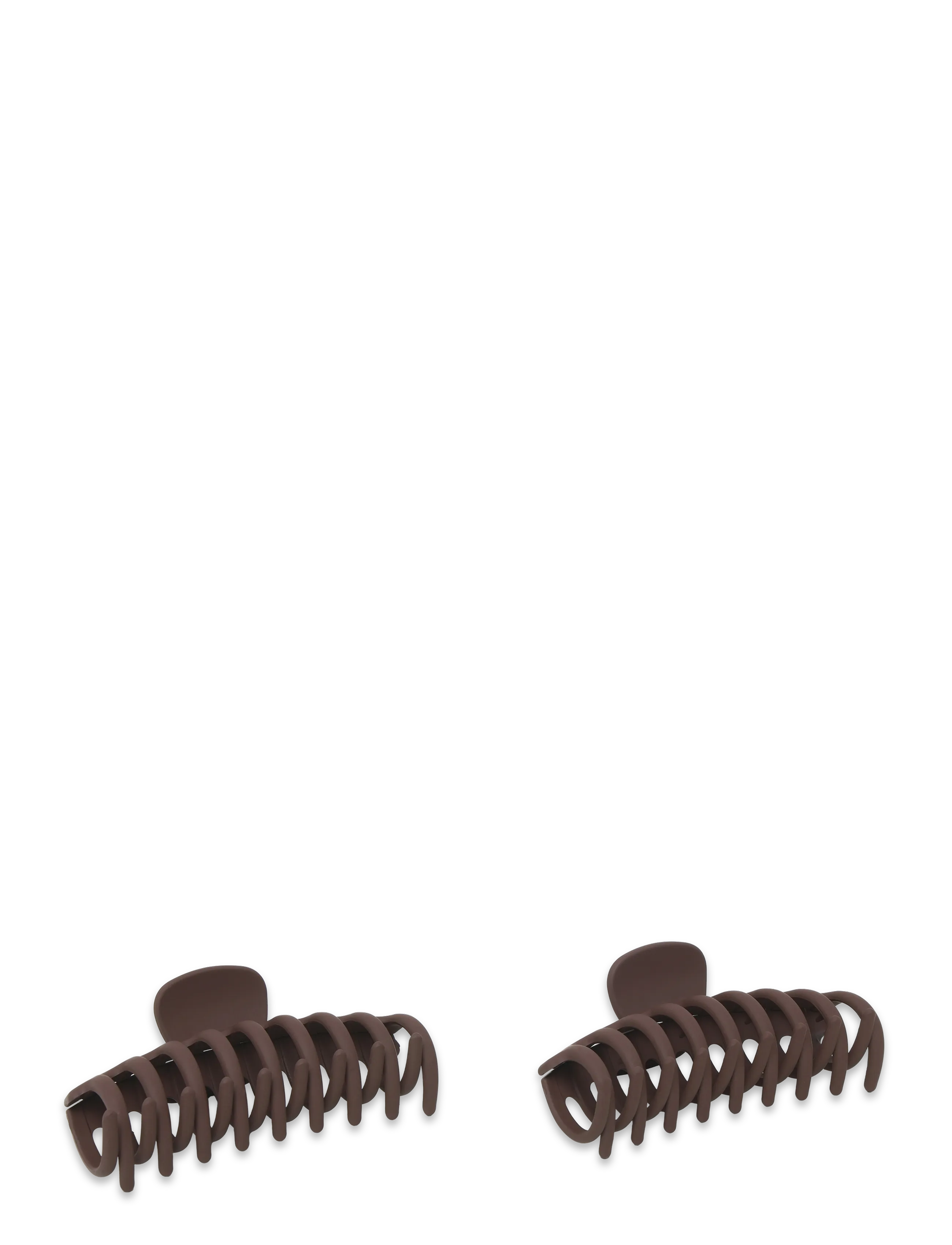 Pieces - PCBELLA MINI HAIRSHARK 2-PACK KCA - haarspangen - chicory coffee - 1