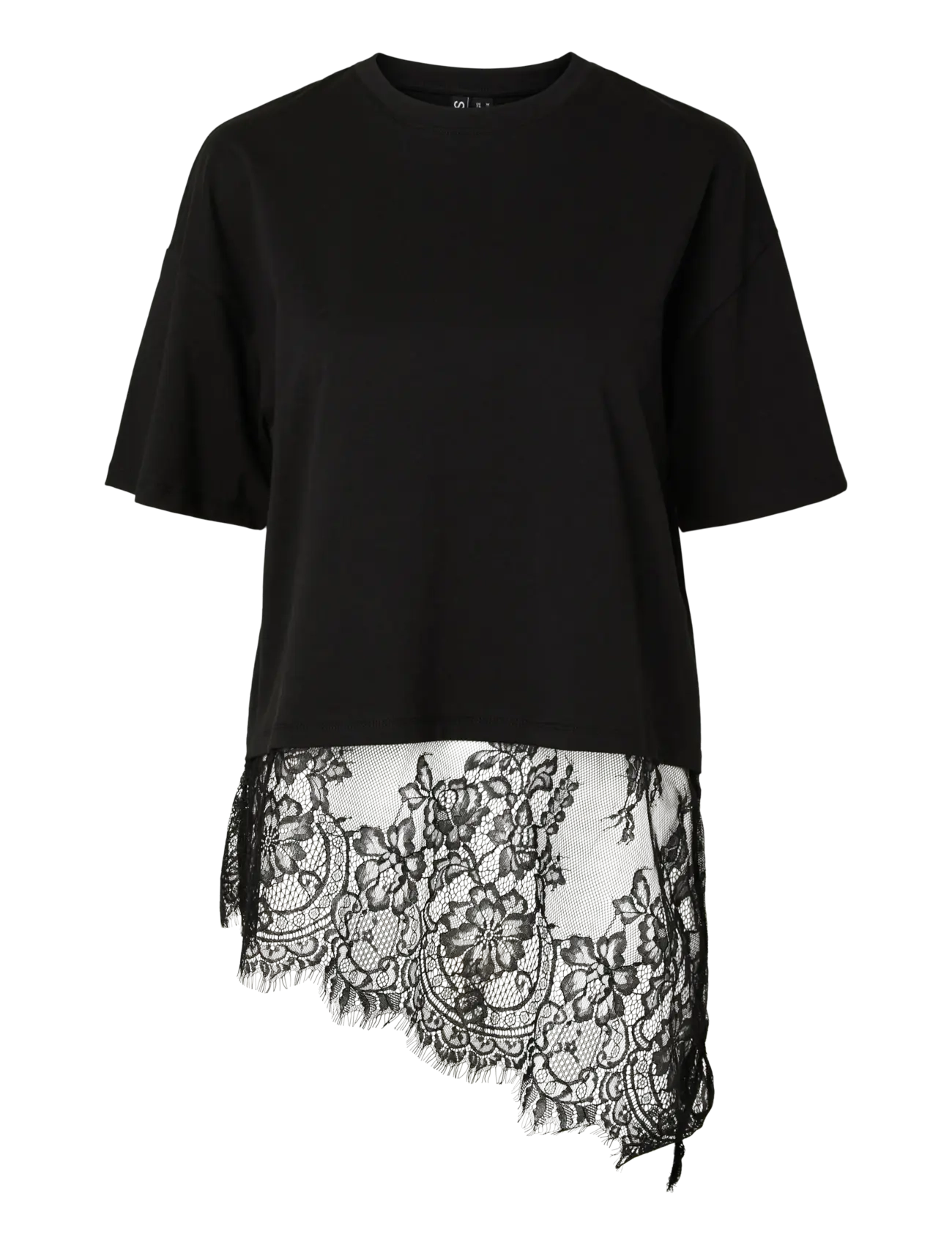 PIECES Pcmave Ss Strickjacke T-Shirt Jrs Dm Schwarz - XS - Damen