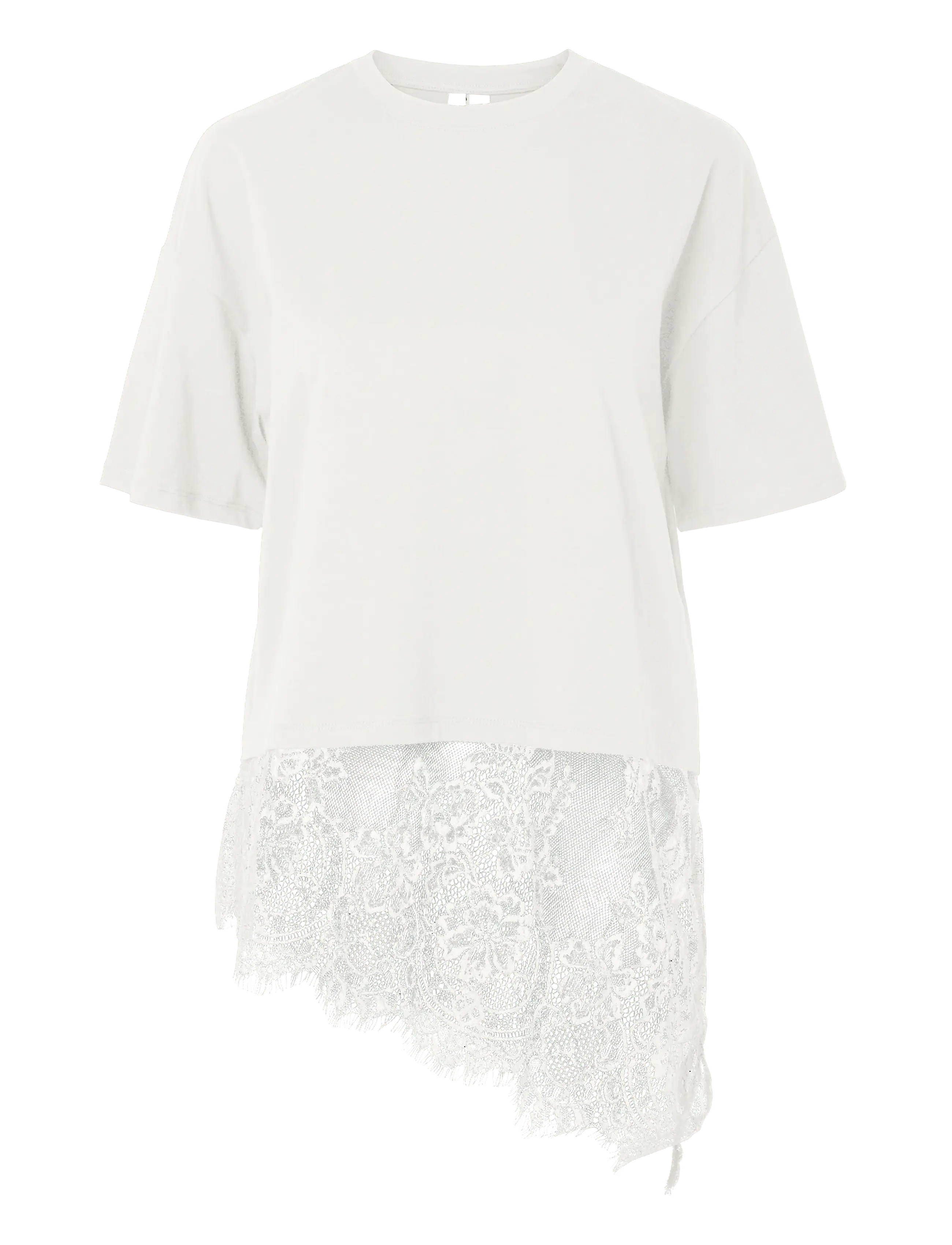 PIECES Pcmave Ss Strickjacke T-Shirt Jrs Dm Weiß - S - Damen