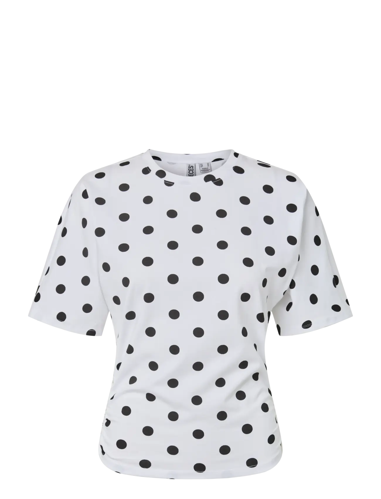Pieces - PCALLI SS O-NECK TOP JRS DM - bright white - 1