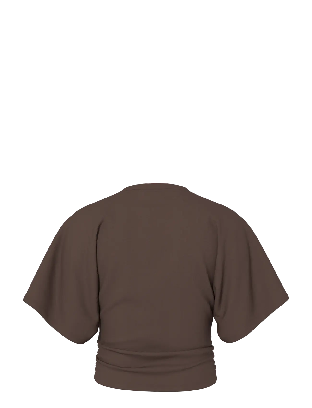Pieces - PCALLI SS O-NECK TOP JRS DM - t-shirts - hot fudge - 2