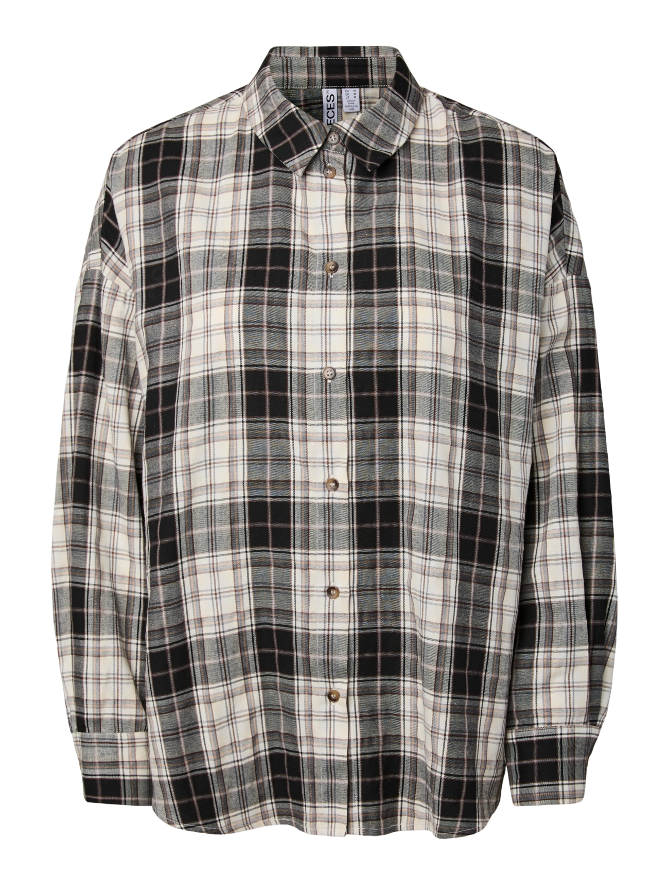 Pieces - PCJANE LS OZ SHIRT WVN D2D - pikkade varrukatega särgid - maritime blue - 1