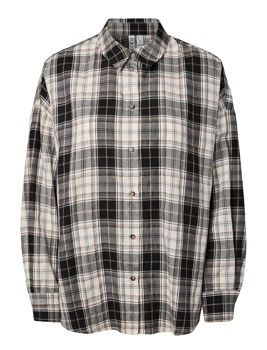 Pieces - PCJANE LS OZ SHIRT WVN D2D - pikkade varrukatega särgid - maritime blue - 1