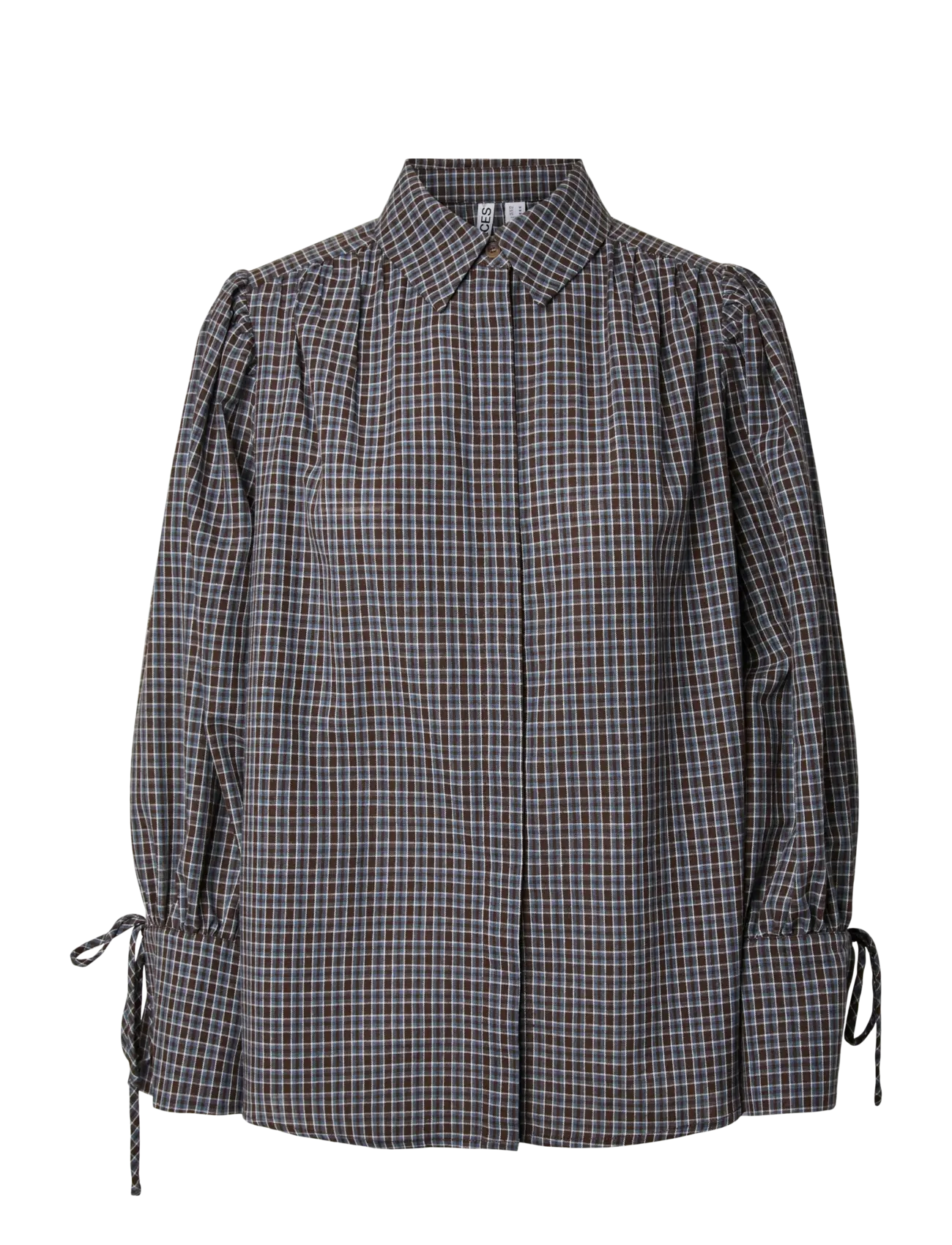 Pieces - PCJUNE LS PLEATED DETAIL SHIRT WVND2D - cashmere blue - 1