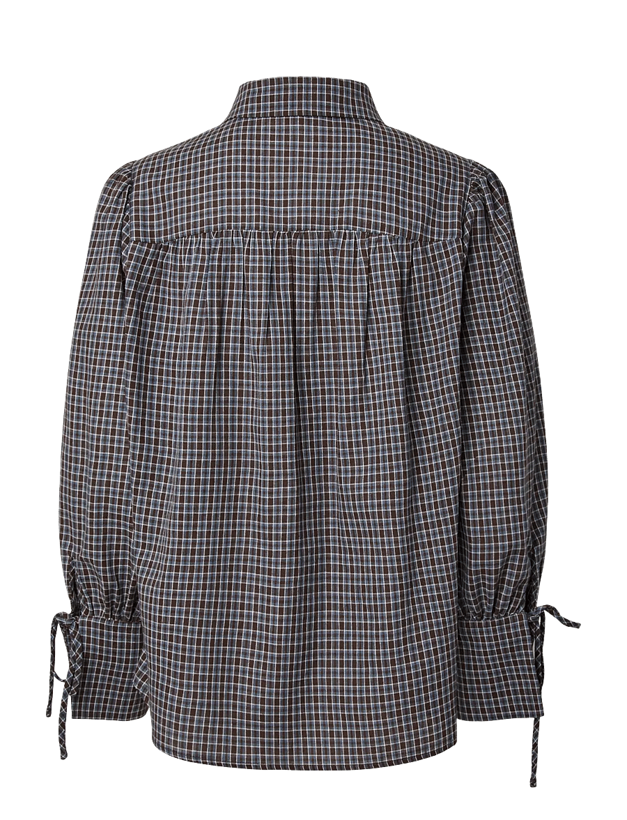 Pieces - PCJUNE LS PLEATED DETAIL SHIRT WVND2D - cashmere blue - 2