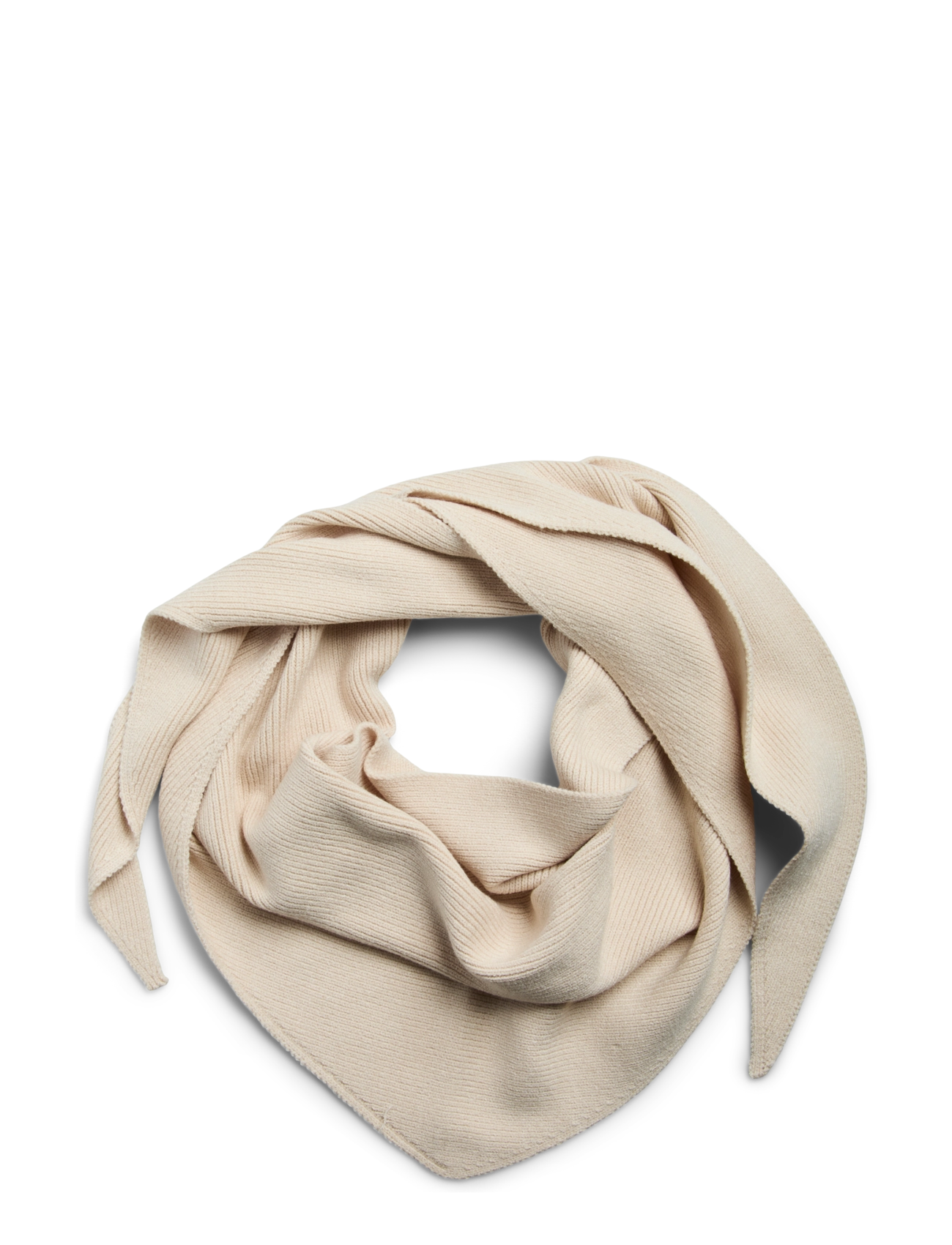 Pieces - PCKOMMA RIB BIG TRIANGLE SCARF NOOS BC - whitecap gray - 1