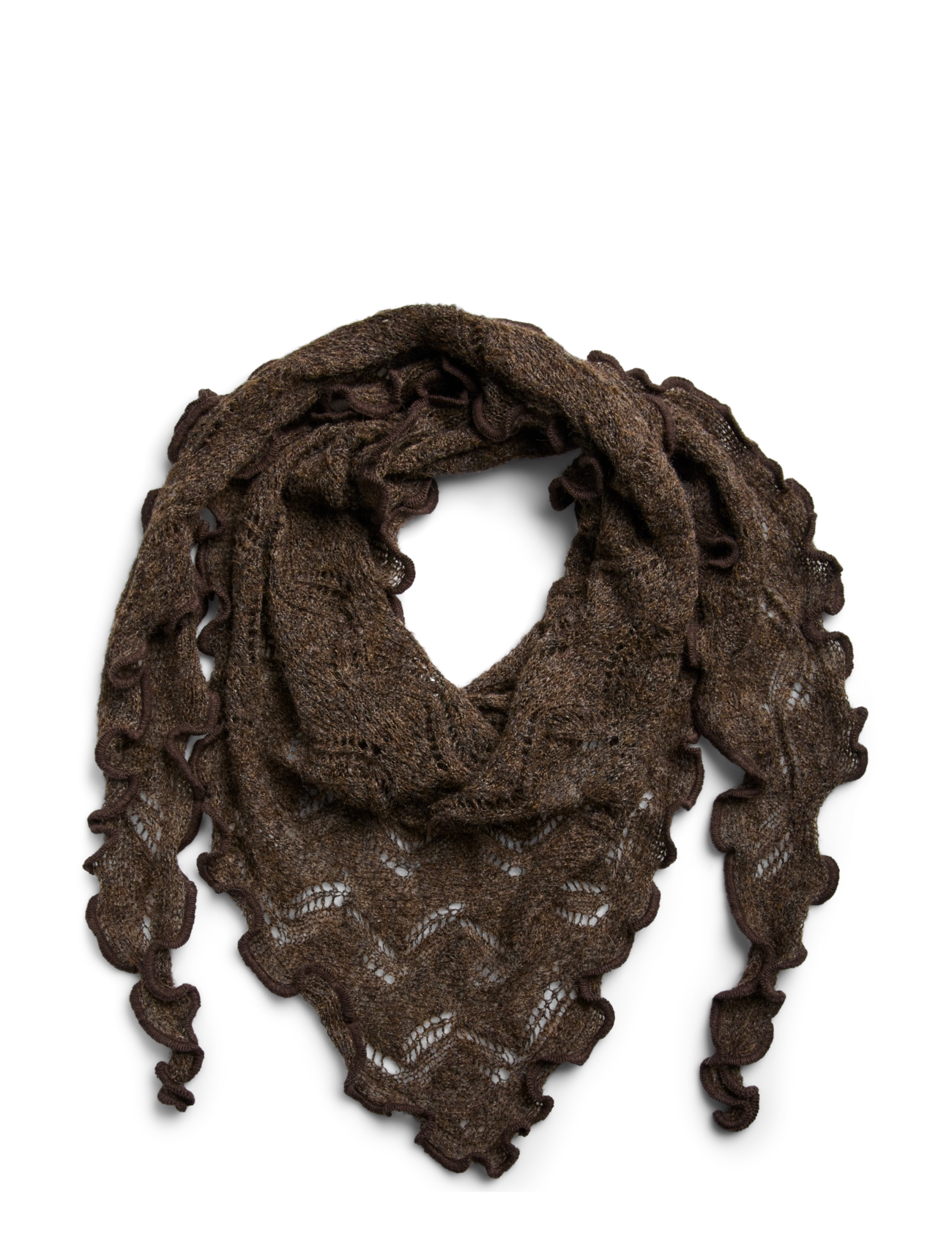 Pieces PCESTELLE TRIANGLE SCARF BC - Schals - MOREL / brown