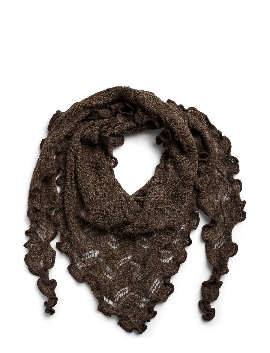 Pieces - PCESTELLE TRIANGLE SCARF BC - winterschals - morel - 1