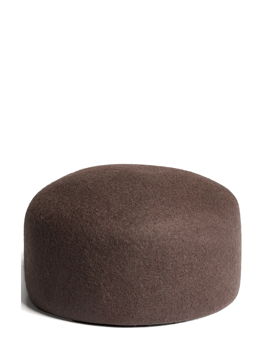 Pieces - PCVIOLA PILLBOX WOOL HAT BC - hüte - hot fudge - 1