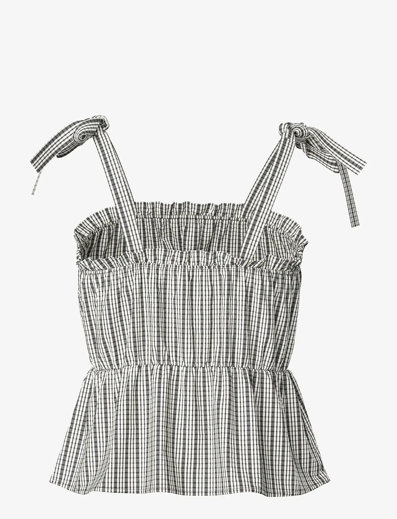 Pieces - PCABRIELLE SL STRAP TOP WVN D2D - madalaimad hinnad - black - 2