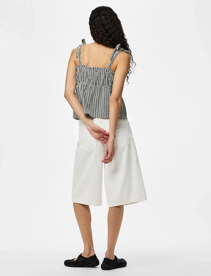 Pieces - PCABRIELLE SL STRAP TOP WVN D2D - Ärmellose tops - black - 3