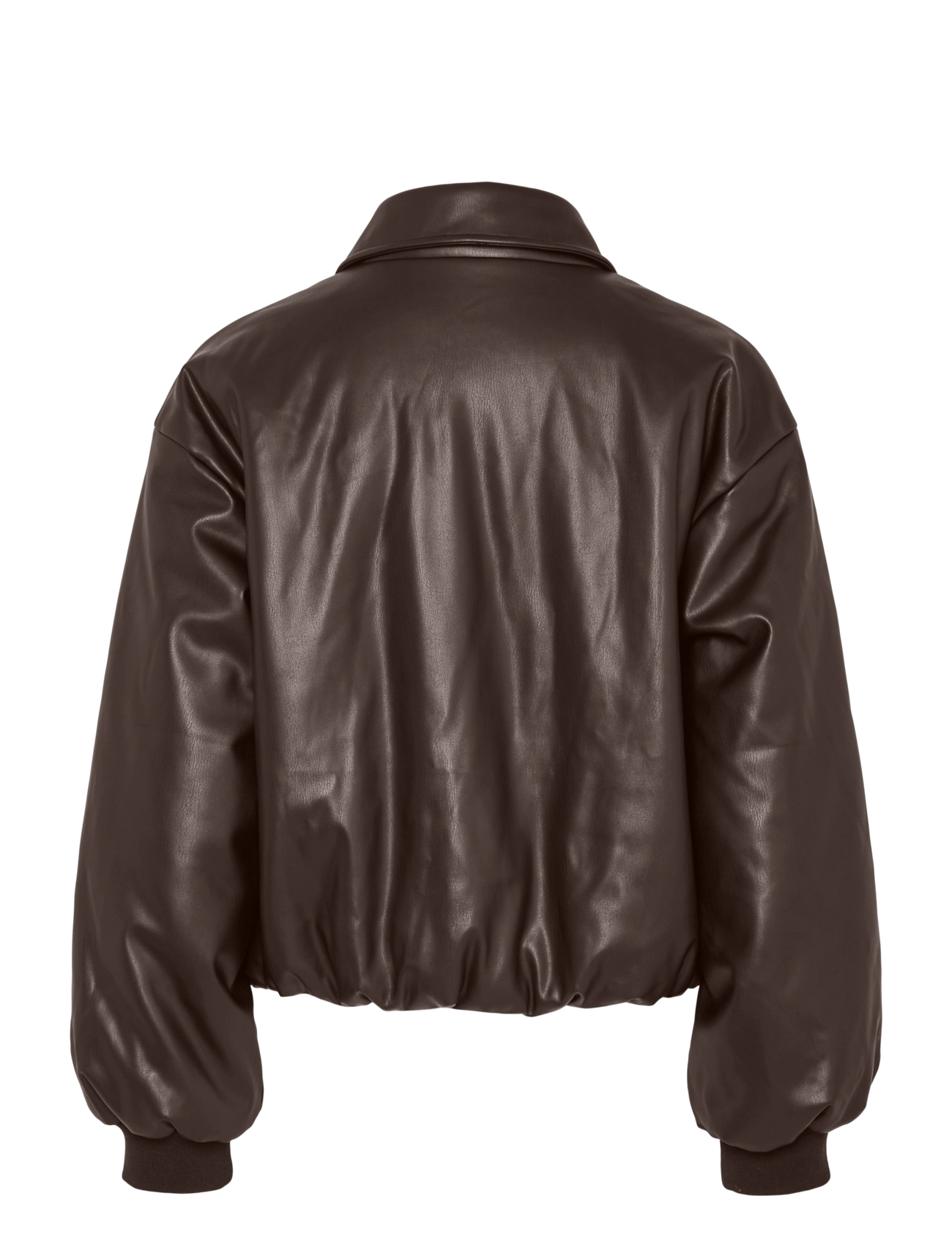 Pieces - PCLARA PADDED COATED BOMBER JACKET WB BC - hot fudge - 2