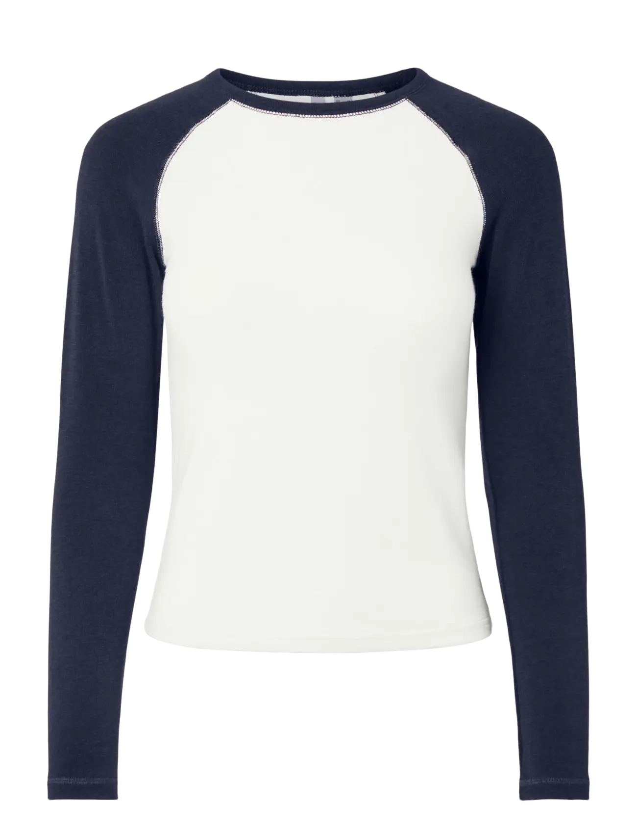 Pieces PCANNALINA LS O-NECK TOP JRS D2D - Riided - BRIGHT WHITE / white