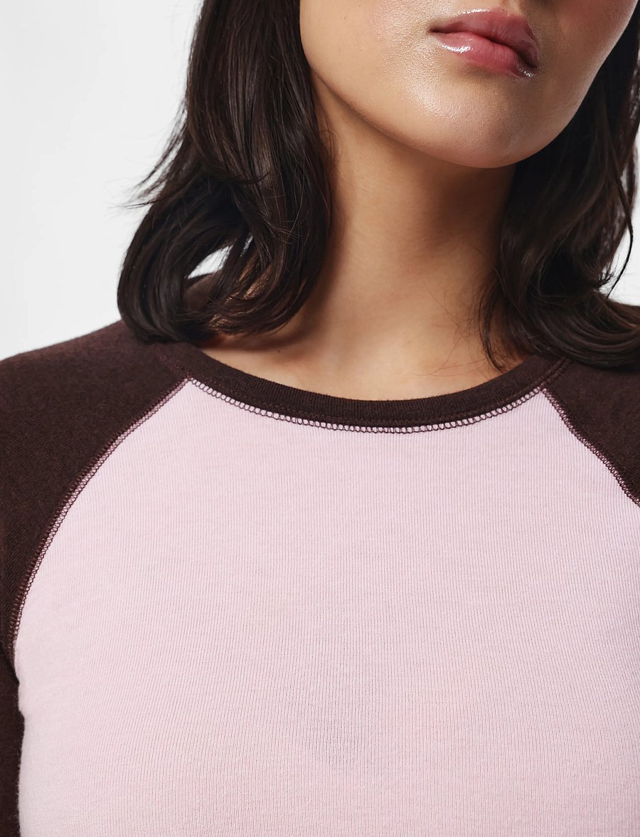 Pieces - PCANNALINA LS O-NECK TOP JRS D2D - roseate spoonbill - 5