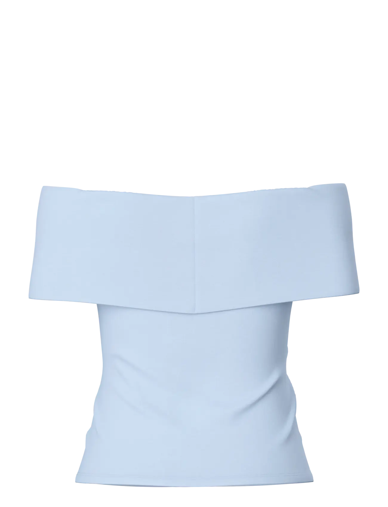Pieces - PCGEORGINA OFF SHOULDER TOP JRS D2D - cashmere blue - 2