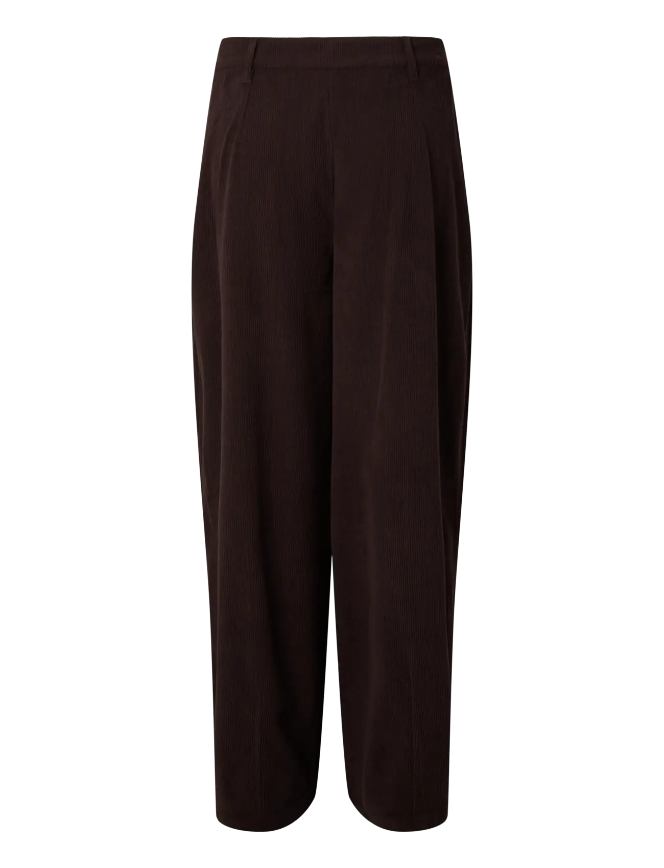 Pieces - PCABBA BARREL CORDUROY PANTS D2D - chocolate plum - 2