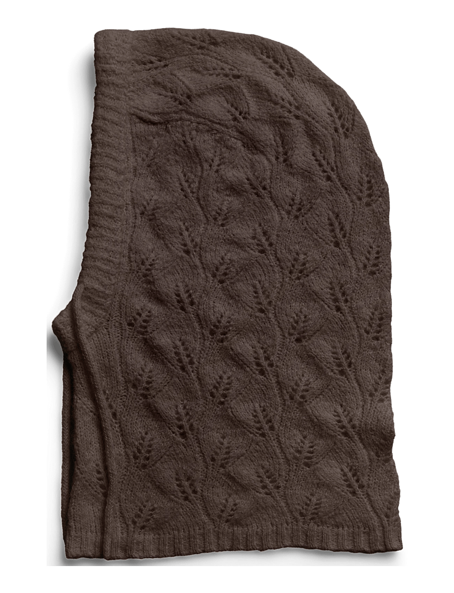Pieces - PCNAMBI POINTELLE BALACLAVA NOOS BC - balaclava - hot fudge - 1