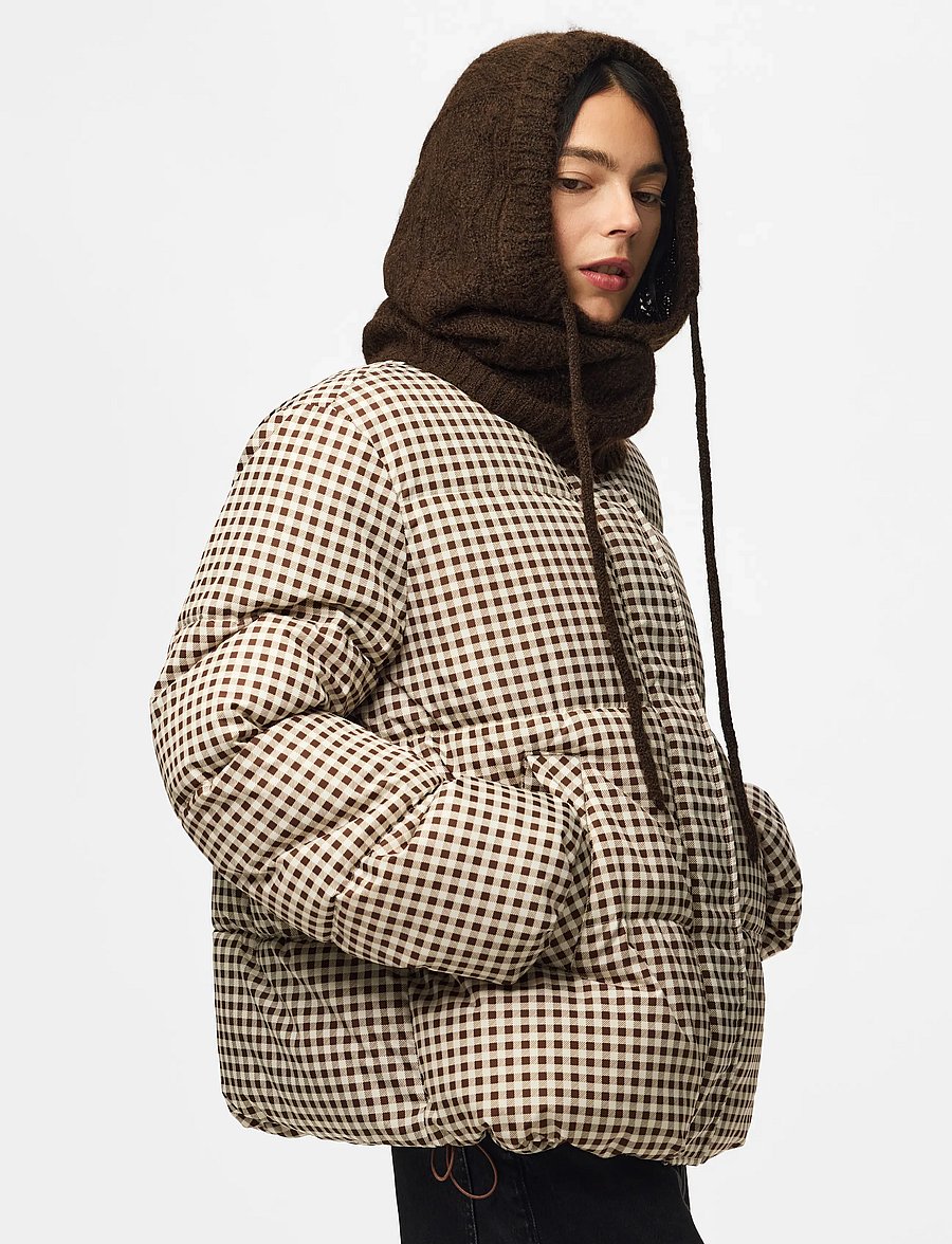 Pieces - PCNAMBI POINTELLE BALACLAVA NOOS BC - balaclava - hot fudge - 0