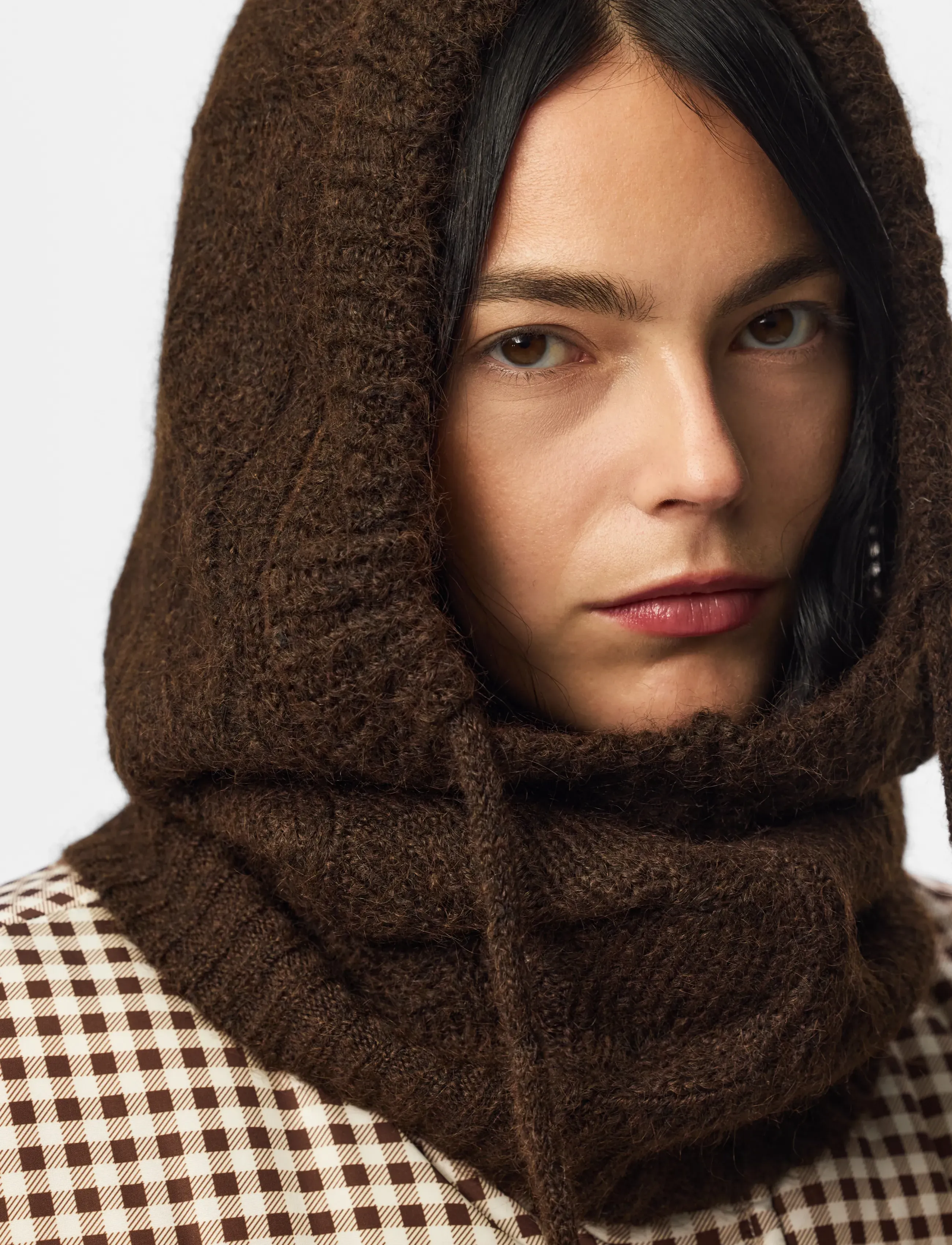 Pieces - PCNAMBI POINTELLE BALACLAVA NOOS BC - balaclava - hot fudge - 4
