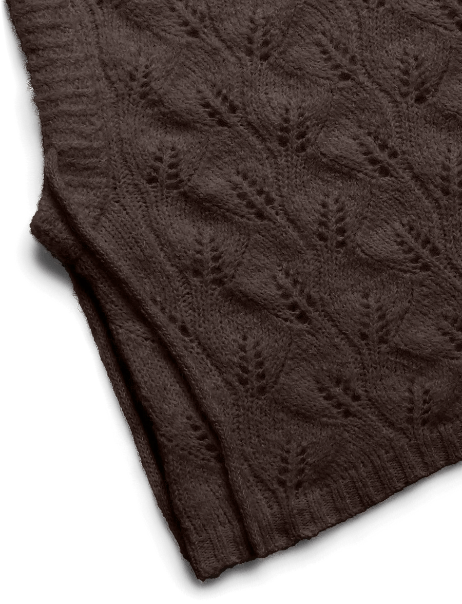 Pieces - PCNAMBI POINTELLE BALACLAVA NOOS BC - balaclava - hot fudge - 5