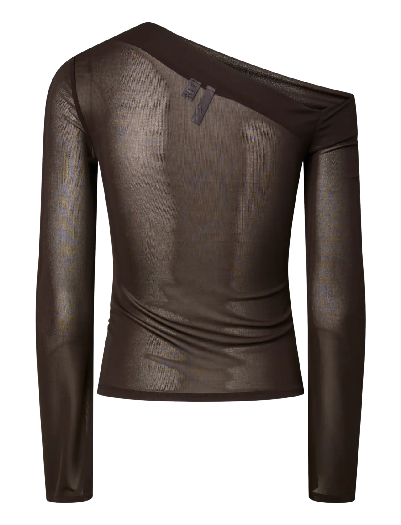Pieces - PCALVILDA ONE SHOULDER TOP JRS D2D - langærmede bluser - black - 2