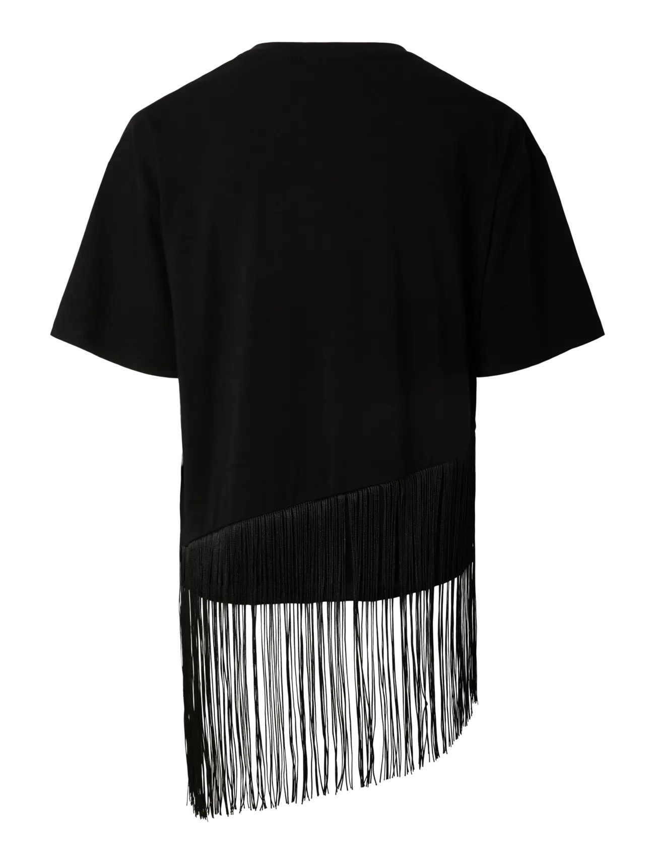Pieces - PCOLLIE SS O-NECK FRILLS T-SHIRT JRS D2D - black - 2