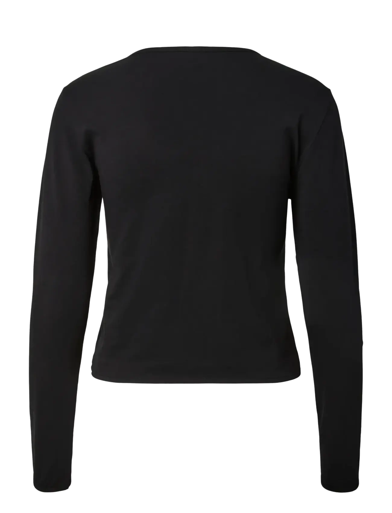 Pieces - PCOLIVIA LS DETAILED TOP JRS D2D - black - 1
