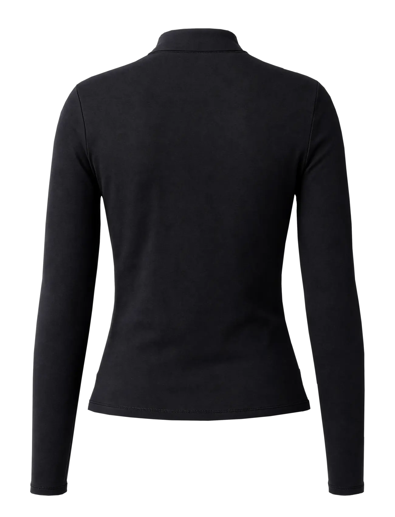 Pieces - PCMELLY LS KEYHOLE TOP JRS D2D - langærmede bluser - black - 2
