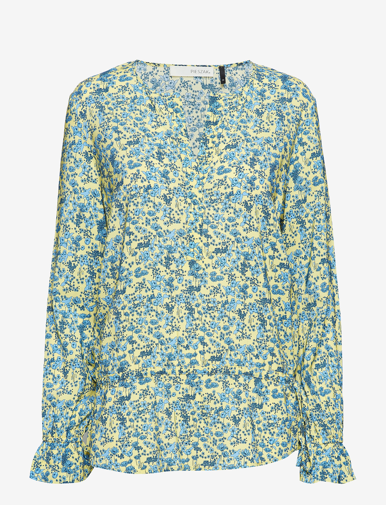 Pieszak - Louisa tie top - langærmede bluser - pale yellow - 0