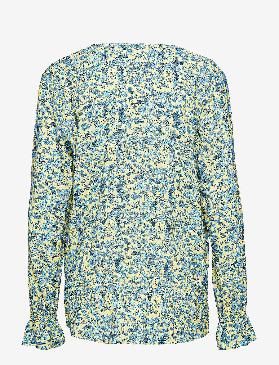 Pieszak - Louisa tie top - langärmelige blusen - pale yellow - 1
