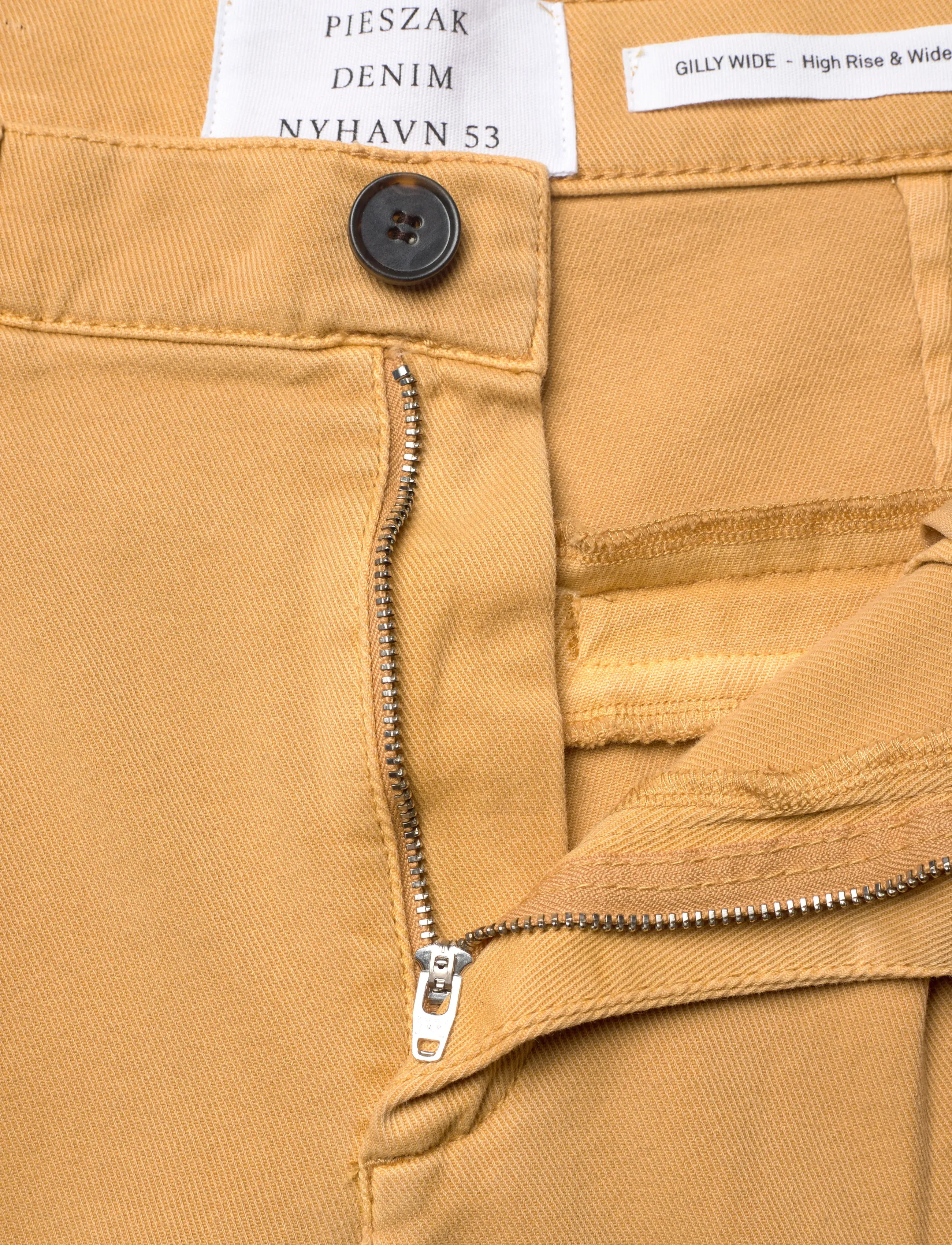 Pieszak - Gilly pleat pant col. camel - flared jeans - camel - 3