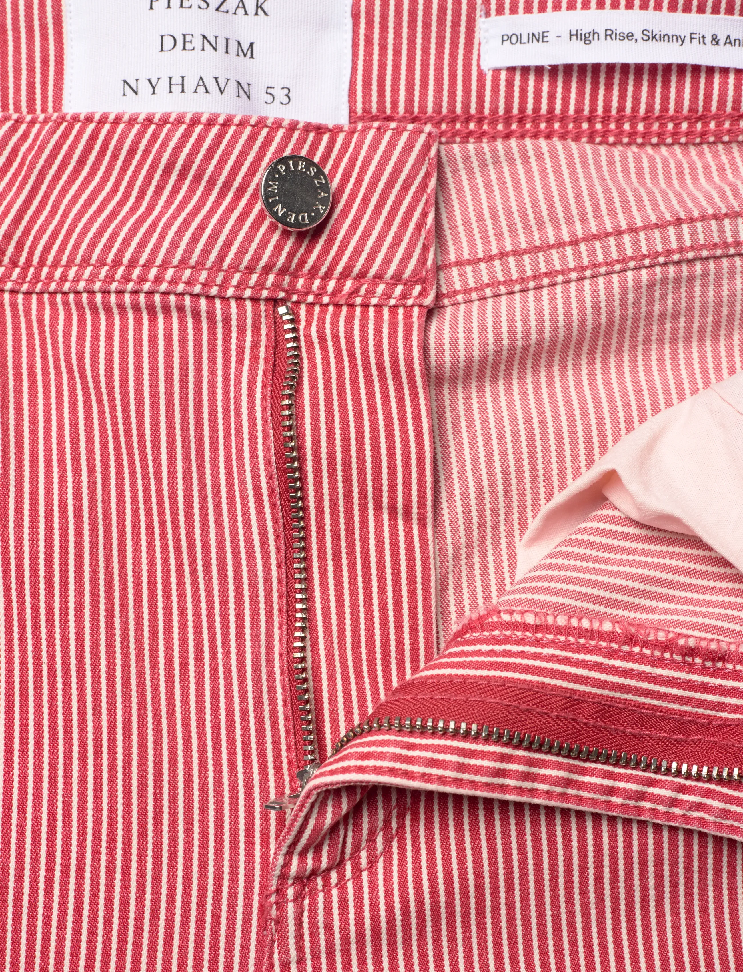 Pieszak - PD-Poline Jeans French Striped - skinny jeans - red - 3