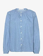 PD-Luna Denim Shirt - DENIM BLUE