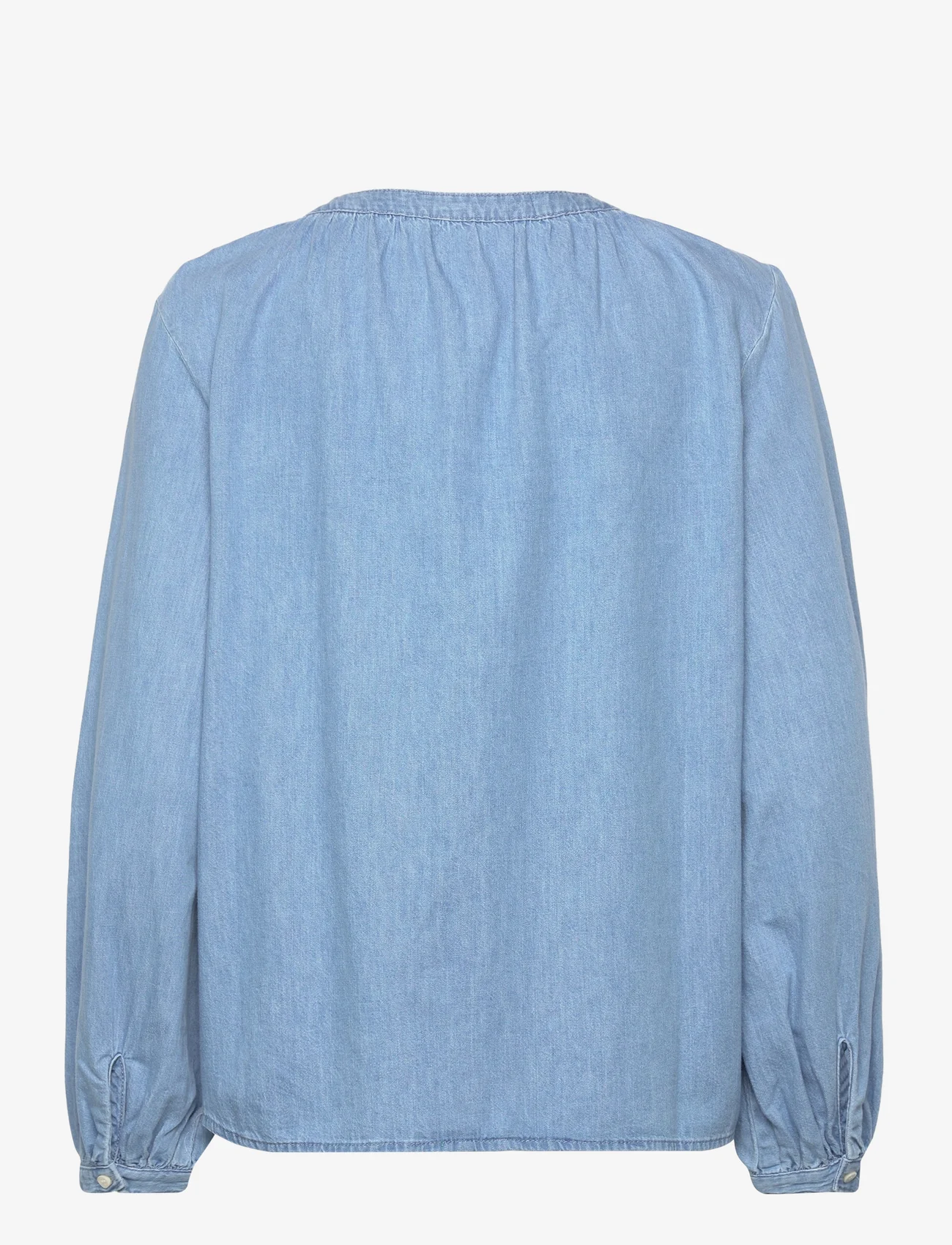 Pieszak - PD-Luna Denim Shirt - džinsa krekli - denim blue - 1