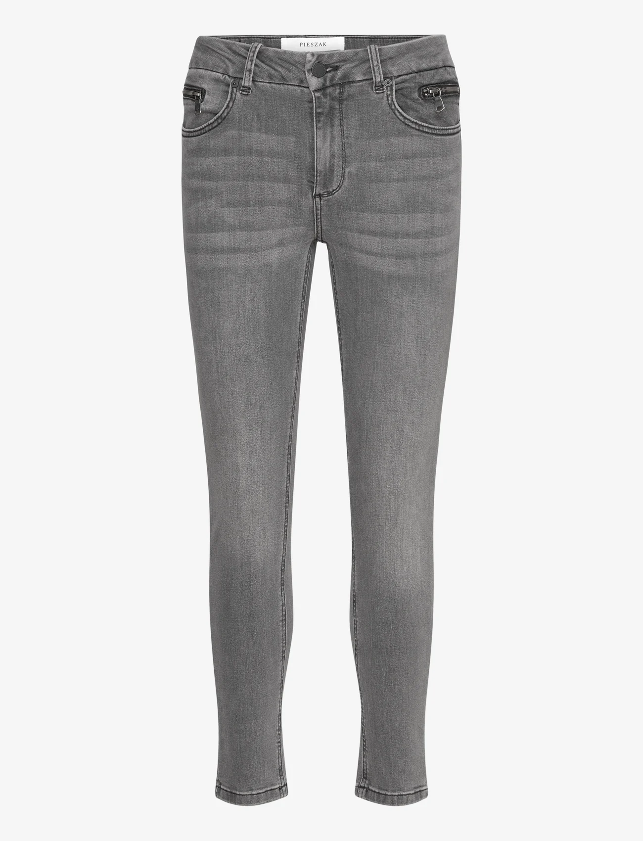 Pieszak - PD-Naomi Jeans Wash Awesome Grey - džinsa bikses ar tievām starām - grey - 0
