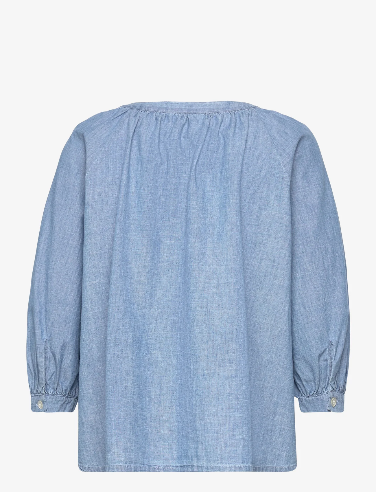 Pieszak - PD-Lola Lonnie Boheme Shirt Fine De - jeansskjortor - denim blue - 1
