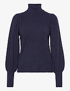 PD-Marion Puffy Rollneck - DEEP NAVY BLUE