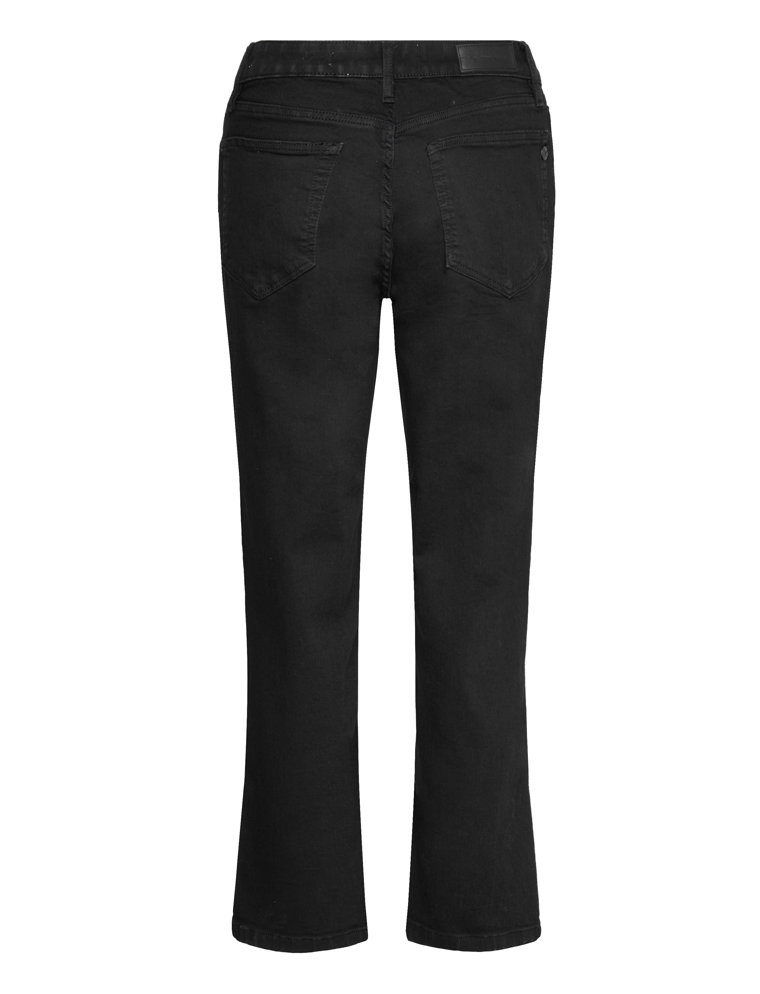 Pieszak - PD-Trisha Cropped Jeans Wash Suppor - straight jeans - black - 1