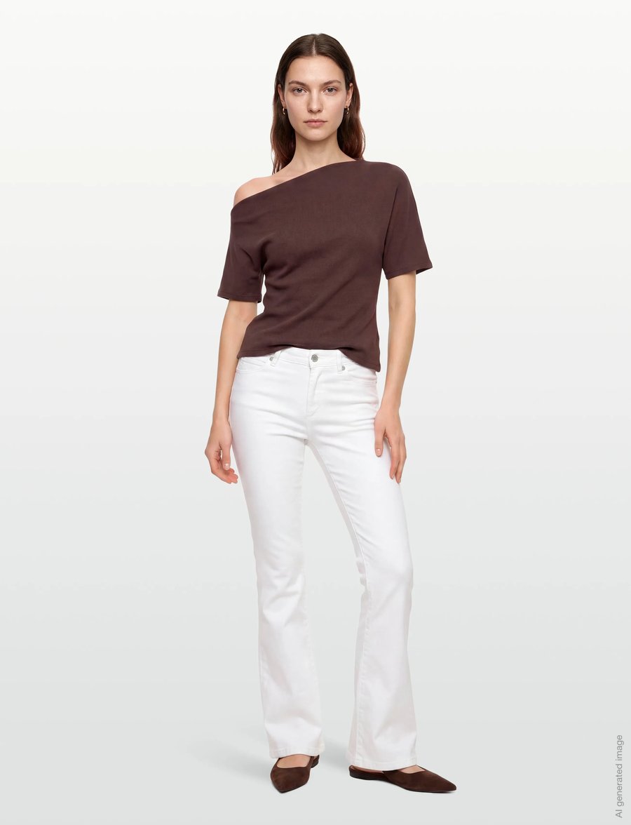 Pieszak - PD-Jelena Jeans White - schlaghosen - white - 0
