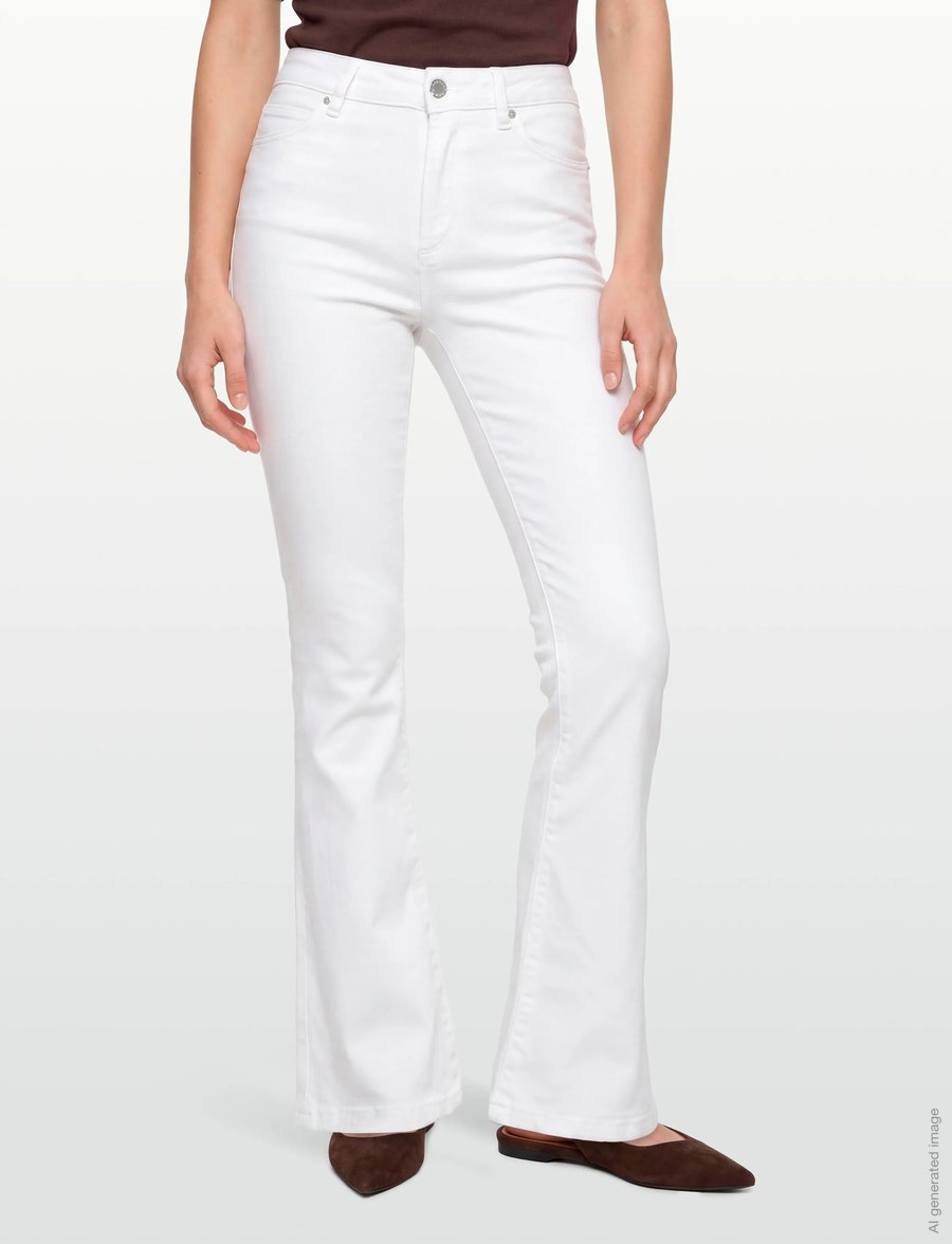 Pieszak - PD-Jelena Jeans White - schlaghosen - white - 3