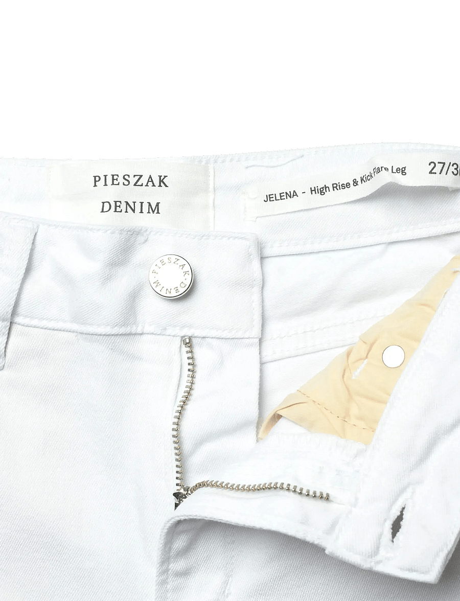 Pieszak - PD-Jelena Jeans White - schlaghosen - white - 3
