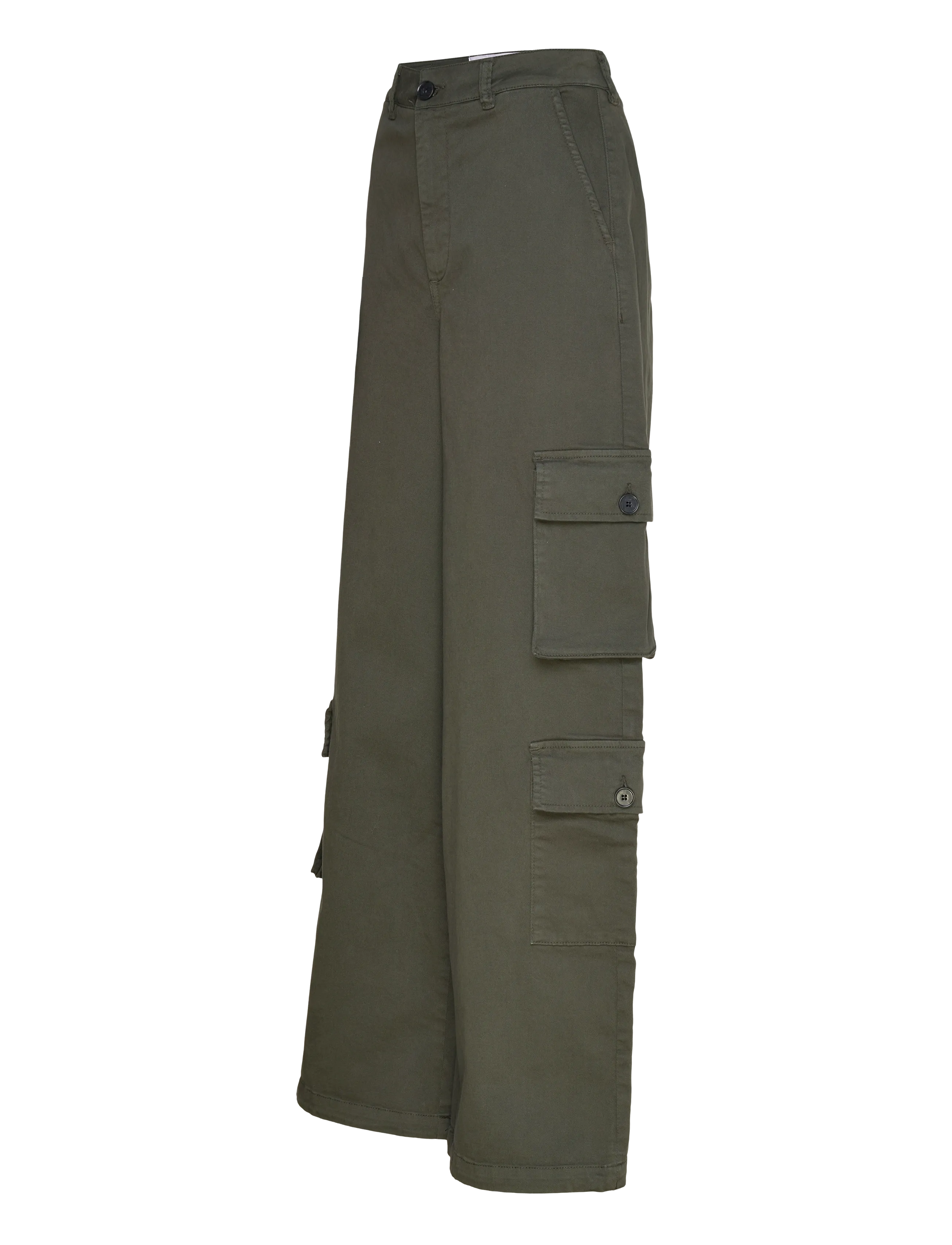 Pieszak - PD-Julia Pocket Parachute Pant - cargobukser - dark army - 2