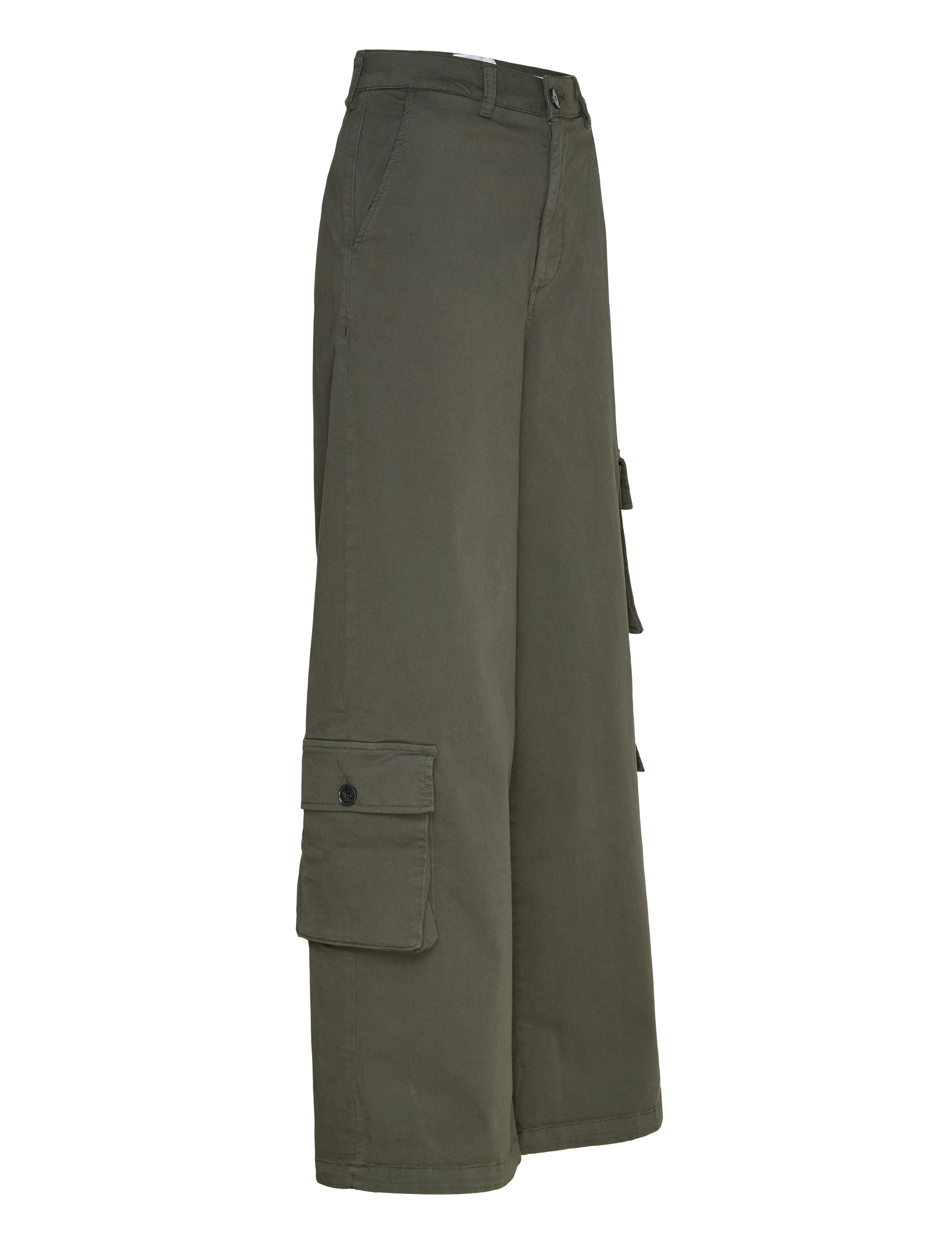 Pieszak - PD-Julia Pocket Parachute Pant - cargobukser - dark army - 3