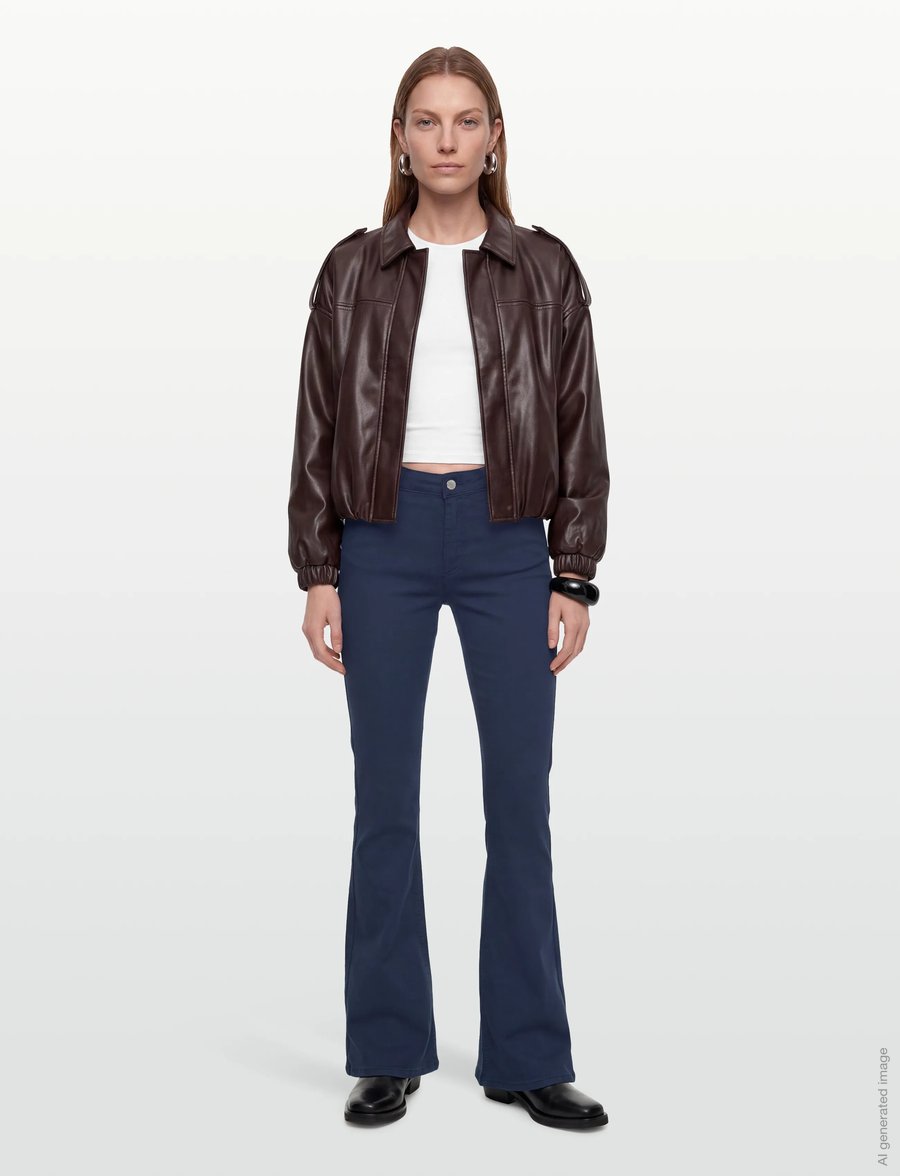 Pieszak - PD-Marija Jeans Colors - flared jeans - dark shadow blue - 0