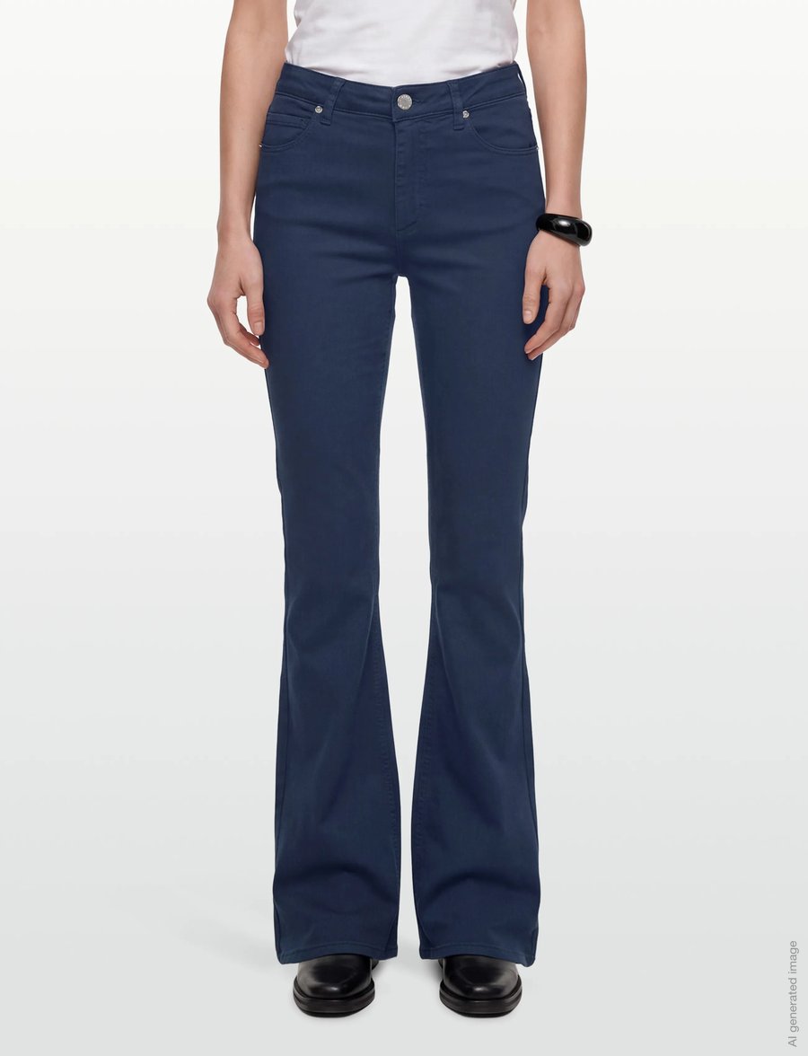 Pieszak - PD-Marija Jeans Colors - flared jeans - dark shadow blue - 3
