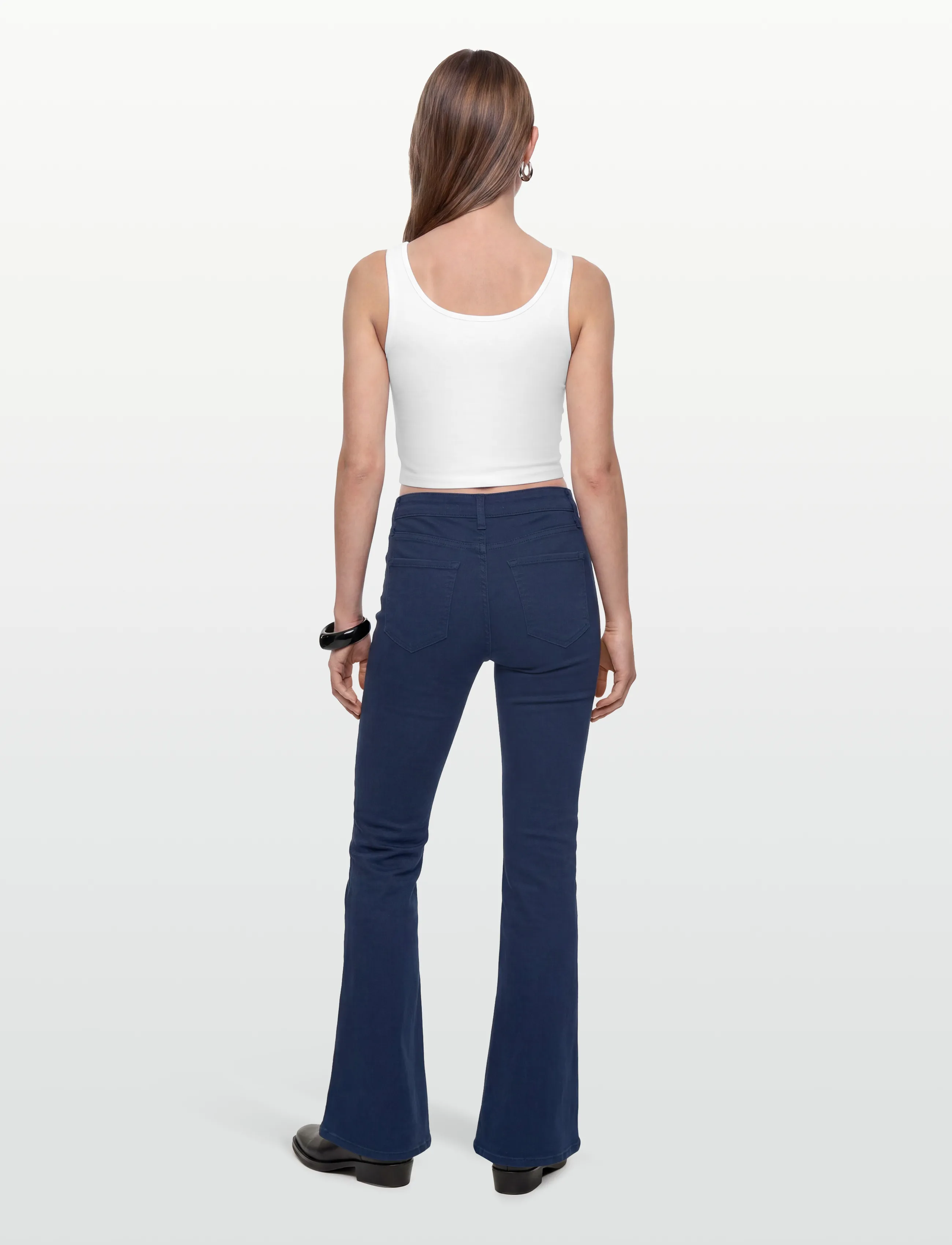 Pieszak - PD-Marija Jeans Colors - flared jeans - dark shadow blue - 4