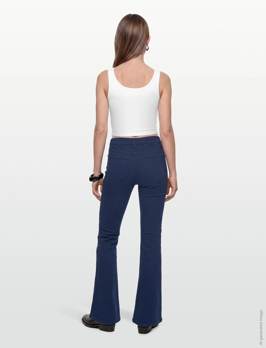 Pieszak - PD-Marija Jeans Colors - flared jeans - dark shadow blue - 4