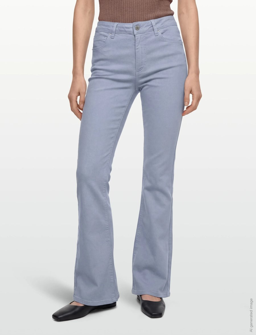 Pieszak - PD-Marija Jeans Colors - flared jeans - steel blue - 3